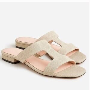 J. Crew Hazel woven cutout sandals tan sz 7